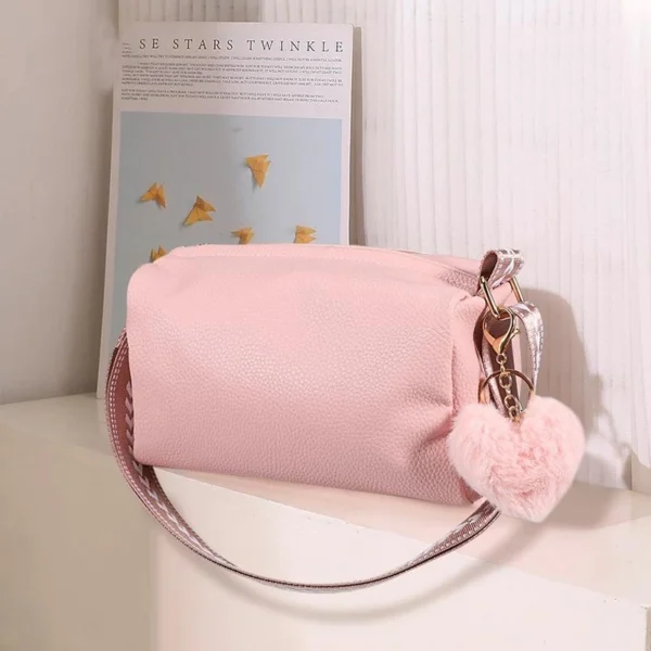 Tas Selempang Puffy Bag Pink